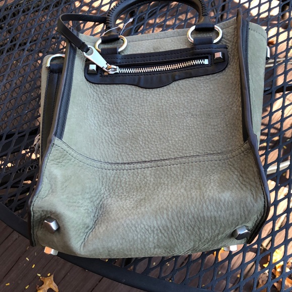 Rebecca Minkoff Handbags - Green tote bag. Never used. Black straps.